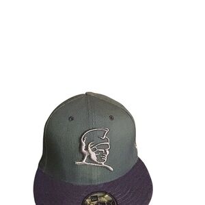 Fitted Hawai’i y2k gray Kamehameha embroidered hat